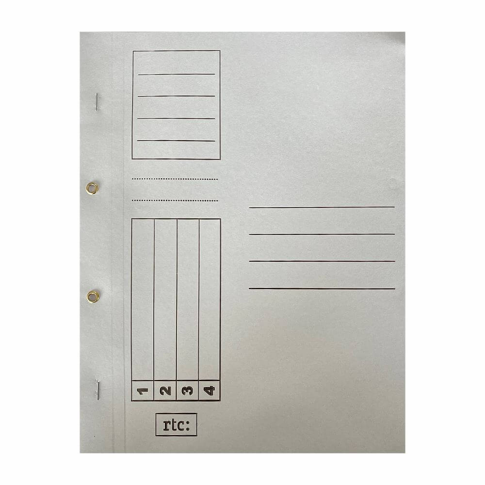 Dosar alb cu gauri 1/1, RTC, A4, carton, 10 bucati/set Dosar alb cu gauri 1/1, RTC, A4, carton, 10 bucati/set